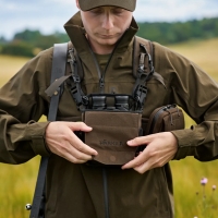 Сумка для бинокля HARKILA Bino Harness цвет Dark willow green превью 4