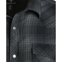 Рубашка KING'S Western Snap Flannel цвет Western Charcoal Plaid превью 6