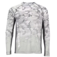 Термокофта SIMMS Challenger Solar Tech Jersey цвет Hex Flo Camo Steel