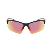 Очки солнцезащитные INVU Спортивные A2306F с чехлом 20063 цв. черный цв. ст. серый с оранжевым зеркальным покрытием превью 3