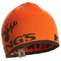 Шапка KING'S Logo Knit Beanie цвет Blaze Orange