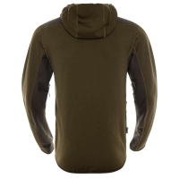 Толстовка HARKILA Deer Stalker fleece hoodie цвет Willow green / Shadow brown