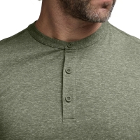Футболка SITKA Essential SS Henley цвет Olive Green Heather превью 4