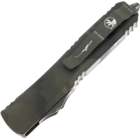 Нож автоматический MICROTECH Ultratech S/E Bohler M390, рукоять алюминий цв. Зеленый превью 4