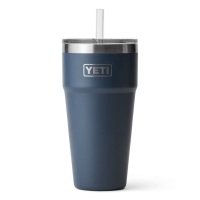 Термокружка YETI Rambler Straw Cap 760 цвет Navy