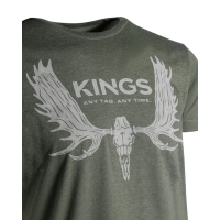 Футболка KING'S Paddle Tee цвет Heather Military Green превью 3