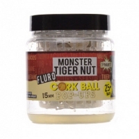 Бойл плавающий DYNAMITE BAITS 15 мм White Monster Tiger Nut Fluro Cork Ball