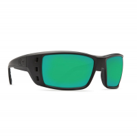 Очки поляризационные COSTA DEL MAR Permit W580 р. XL цв. Blackout цв. ст. Green Mirror Glass
