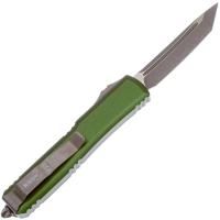 Нож автоматический MICROTECH Ultratech T/E клинок 204P, рукоять алюминий,цв. зеленый превью 4