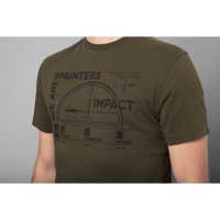 Футболка HARKILA Impact S/S T-Shirt цвет Willow green превью 2