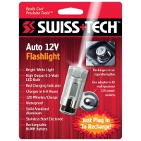 Фонарь SWISS TECH Auto 12V Flashlight Rechargeble цвет серый превью 2