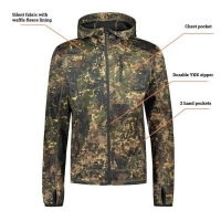 Термокофта ALASKA MS Sniper Powerfleece Hoodie цвет BlindTech Invisible превью 7