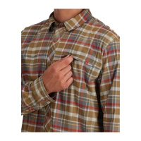 Рубашка SIMMS Bugstopper LS Shirt цвет Chestnut Multi Plaid превью 2