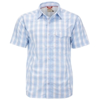 Рубашка SIMMS Big Sky SS Shirt цвет Sky / Flame Plaid