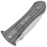 Нож складной полуавтоматический BOKER Smatchet сталь VG-10 рукоять Микарта цв. Серый превью 4