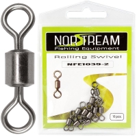 Вертлюг NORSTREAM Rolling swivel 1039 (10 шт.) № 2