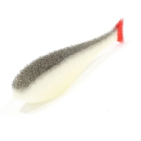 Поролоновая рыбка LEX Classic Fish NO 11 WBB (белое тело / черная спина / красный хвост)