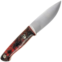 Нож охотничий BEAVER KNIFE Pointer 10200 сталь м390 рукоять композит Серый перламутр превью 6