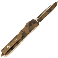 Нож автоматический MICROTECH Ultratech S/E Bohler M390, рукоять алюминий цв. Койот превью 4