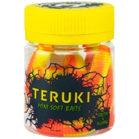 Червь TERUKI Roy 6,5 см (7 шт.) зап. сыр цв. Chartreuse/Orange превью 3