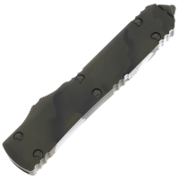 Нож автоматический MICROTECH Ultratech S/E Bohler M390, рукоять алюминий цв. Зеленый