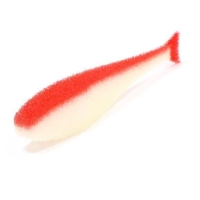 Поролоновая рыбка LEX Classic Fish NO 8 WRB (белое тело / красная спина / красный хвост)