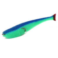 Поролоновая рыбка LEX Classic Fish King Size CD 14 GBBLB (зеленое тело / синяя спина / красный хвост)