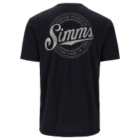 Футболка SIMMS Circle Lockup T-Shirt цвет Black превью 2