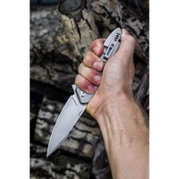 Нож складной RUIKE Knife P128-SF цв. Серый превью 16