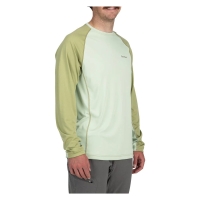 Термокофта SIMMS Solarflex LS Crewneck - Solid цвет Lt.Green / Sage Heather превью 5