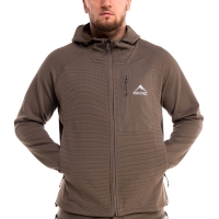 Толстовка SKRE Grid Lite Jacket цвет Earth Brown превью 5