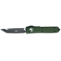 Нож автоматический MICROTECH Ultratech T/E клинок М390,рукоять алюминий,цв. зеленый