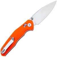 Нож складной BESTECH Ronan 14C28N рукоять стеклотекстолит G10 цв. Оранжевый / Черный превью 3