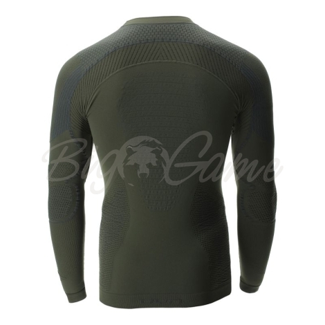 Термокофта UYN Ambityon Defender Uw Shirt Long цвет Tactical Green / Anthracite фото 2