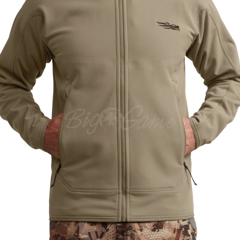 Толстовка SITKA Alpha Fleece Hooded Jacket цвет Buckskin фото 3