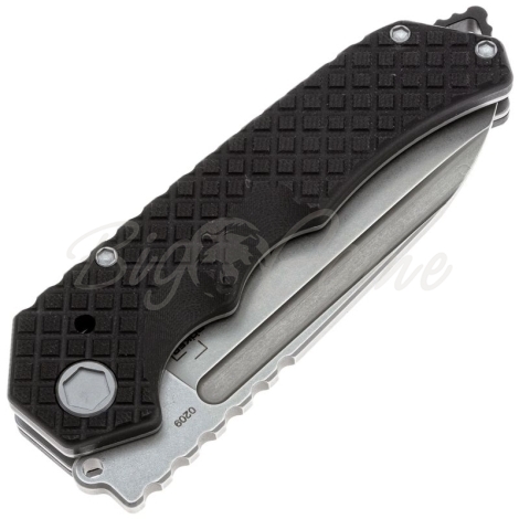 Нож складной полуавтоматический BOKER Hermod Folder сталь D2 рукоять Стеклотекстолит G10 цв. Черный фото 4