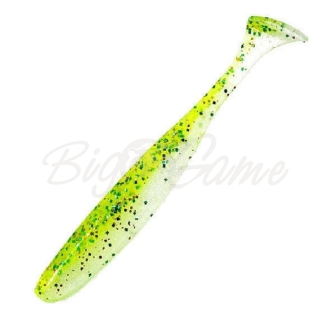 Виброхвост KEITECH Easy Shiner 5" (5 шт.) цв. PAL #02 Lime Chart Shad фото 1