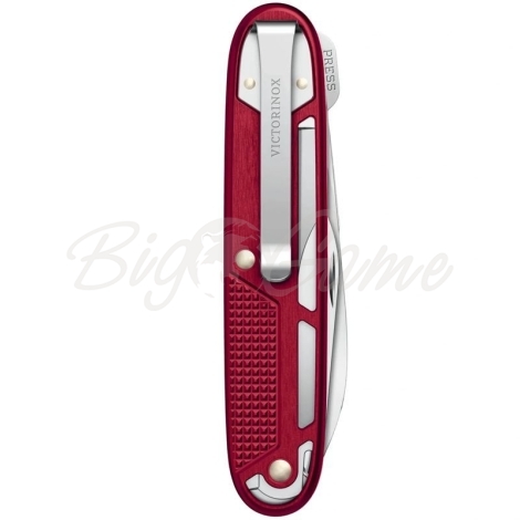 Нож складной полуавтоматический VICTORINOX Synergy Alox 0.8216.20 Нержавеющая сталь рукоять Алюминий цв. Красный фото 3