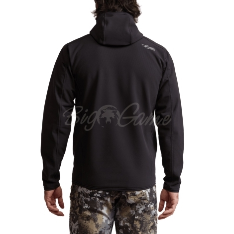 Толстовка SITKA Alpha Fleece Hooded Jacket цвет Black фото 5