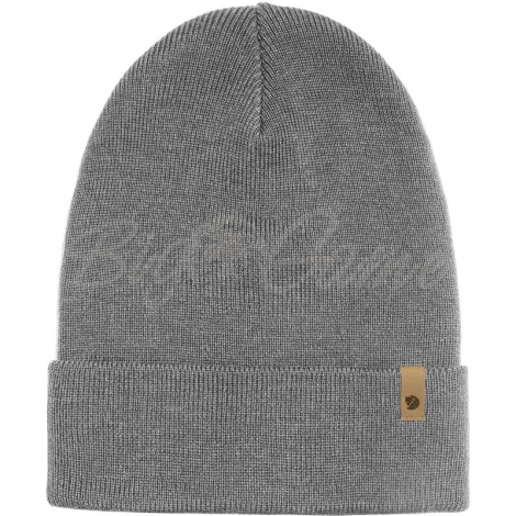 Шапка FJALLRAVEN Classic Knit Hat цвет 020 Grey фото 1