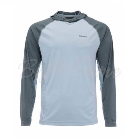 Термокофта SIMMS SolarFlex Sport Hoody цвет steel blue фото 1