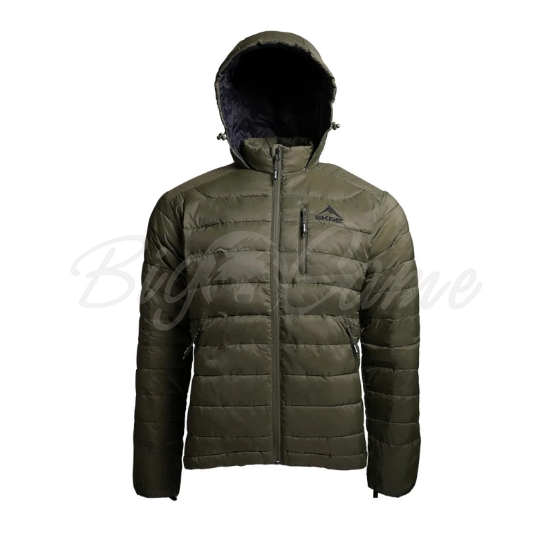 Куртка SKRE Ptarmigan 850 Ultra Down Hoodie цвет Olive Green фото 1