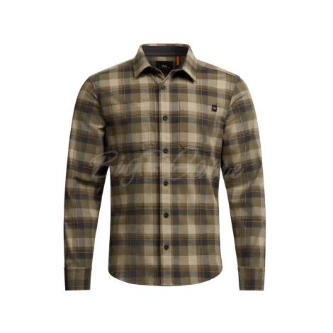 Рубашка SITKA Ashland Lt Wt Flannel Shirt цвет Oak Green Fall Plaid фото 1