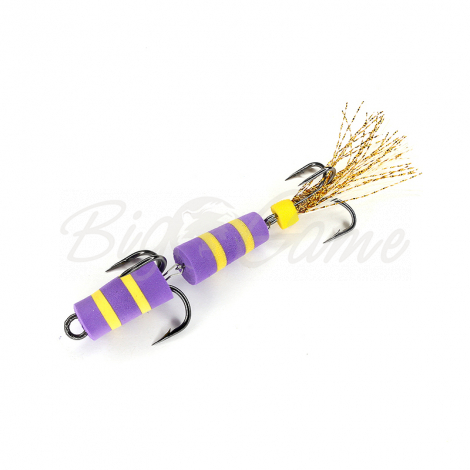 Мандула XXL FISH №1 Д Классическая цв. фиолетовый / желтый фото 1