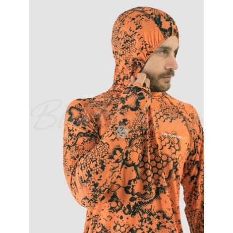 Джерси TRITON InterLock цвет Orang Print фото 4