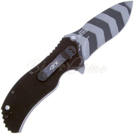 Нож складной ZERO TOLERANCE K0350TS сталь S30V рукоять стеклотекстолит G10 цв. Черный фото 4