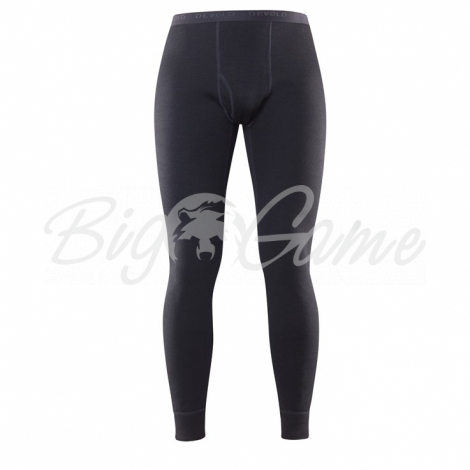 Кальсоны DEVOLD  Duo Active Man Long Johns W/Fly 205 г/м2 цвет Black фото 1