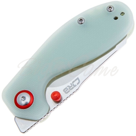 Нож складной полуавтоматический CJRB Maileah сталь AR-RPM9 рукоять стеклотекстолит G10 цв. Серый фото 3 Нож складной полуавтоматический CJRB Maileah сталь AR-RPM9 рукоять стеклотекстолит G10 цв. Серый фото 3