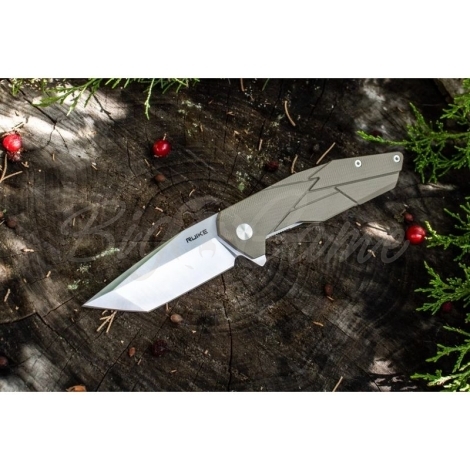 Нож складной RUIKE Knife P138-W цв. Бежевый фото 8