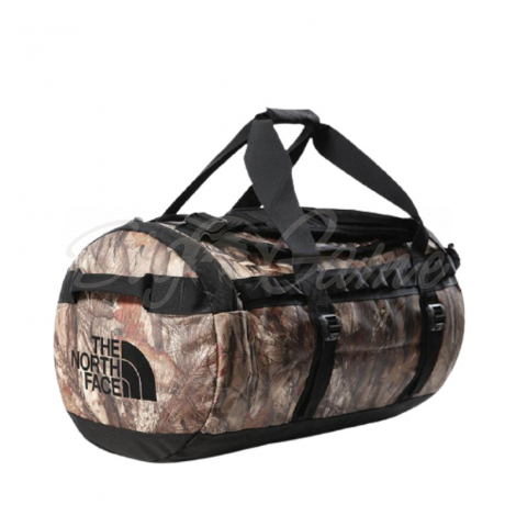 Сумка дорожная THE NORTH FACE Base Camp Duffel M 71 л цвет Kelp Tan Forest Floor Print / Black фото 1